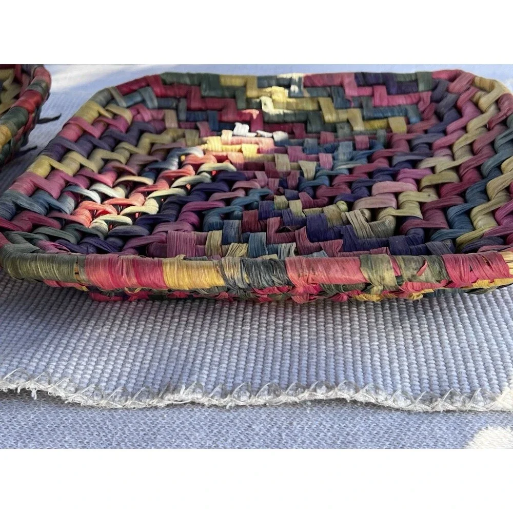 Artisan vintage handwoven